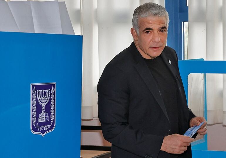 El aspirante a primer ministro de Israel, Yair Lapid.