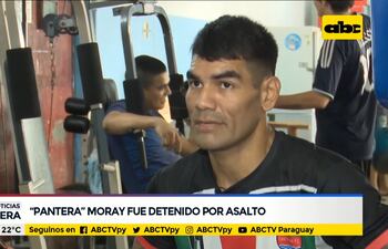 "Pantera" Moray fue detenido tras un asalto