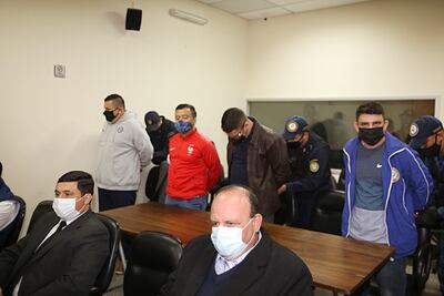 Juicio a polibandis Roberto Lezcano Martínez y otros.