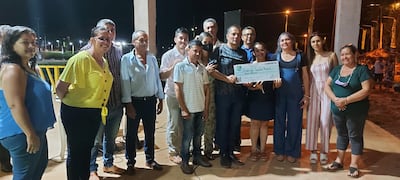 Fotos de la premiación del evento realizada en Choré.