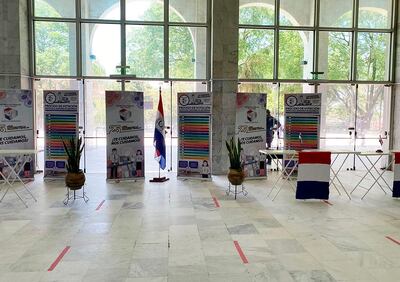 En este sitio del Palacio de Justicia estarán ubicadas las máquinas para prácticas de votaciones de abogados.