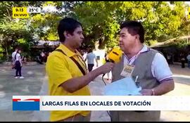 Video: Largas filas en locales de votación