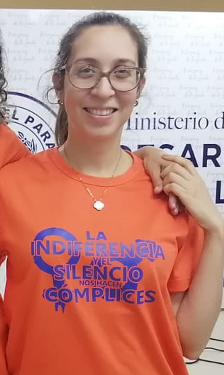 Rosana Encina del sindicato SITRASAS.