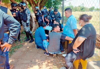 Los cinco delincuentes fueron atrapados poco después del golpe.