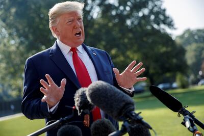 Donald Trump, presidente de los Estados Unidos.