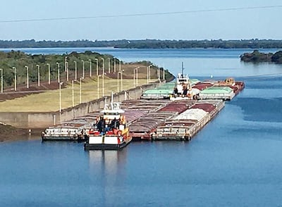 El río Paraná alcanzó un nivel óptimo para la navegación de barcazas y para mejorar producción de energía en Yacyretá.