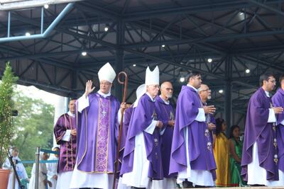 Padre Miguel Frirz lamentó el despojo de tierras a indígenas durante misa en Caacupé