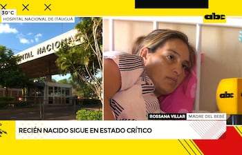 Video: relato de la mamá que tuvo a su hijo en el piso del Hospital Nacional