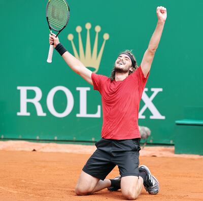 Stefanos Tsitsipas celebra su primer Masters 1000 (AFP).