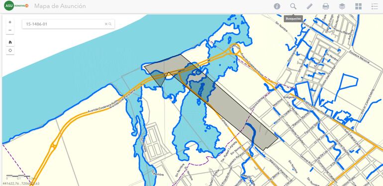 Terreno que es solicitado por el grupo Bahía SA. El dictamen fue aprobado hoy. El sitio se ubica en el tramo 2 de la Costanera, al lado de la calle Cañadón. 