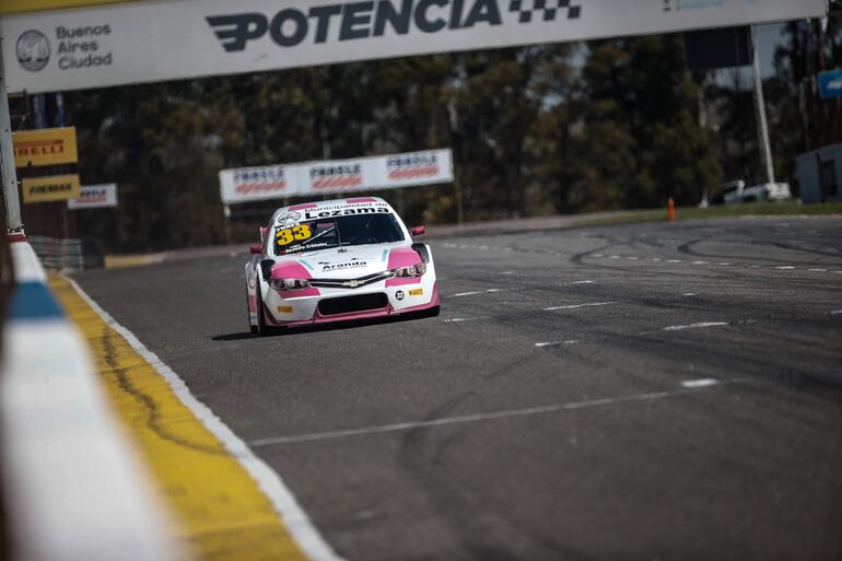 Un entrenamiento en el autódromo, en Buenos Aires (Argentina).