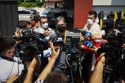 Fiscal Marcelo Pecci, quien encabezó la autopsia que fue realizada por el Dr. Silvio Chirife a los cuerpos de Cristina Aranda y Marcos Rojas.