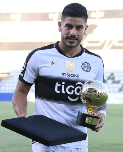 Jorge Eduardo “Pollo” Recalde totaliza 20 goles en 30 partidos en Olimpia.