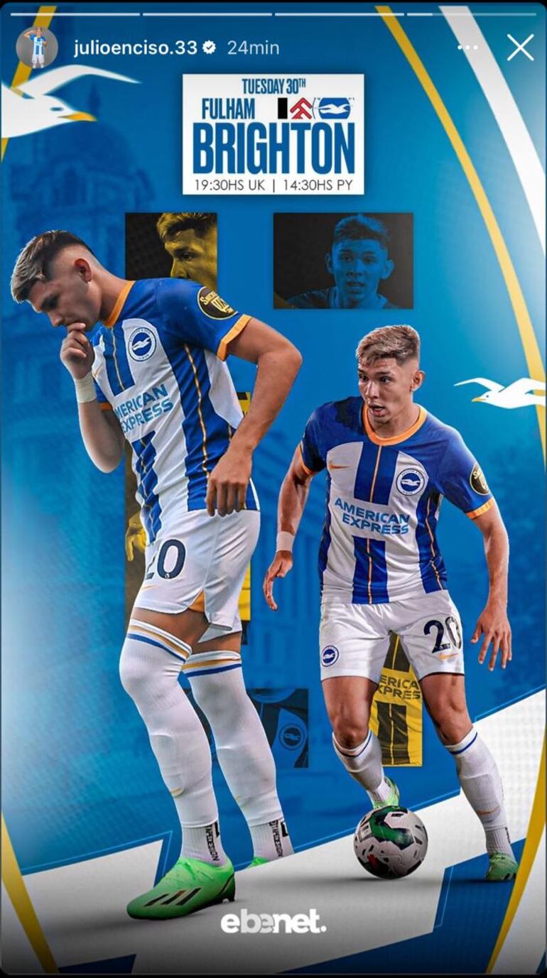 Julio Enciso vía Instagram.