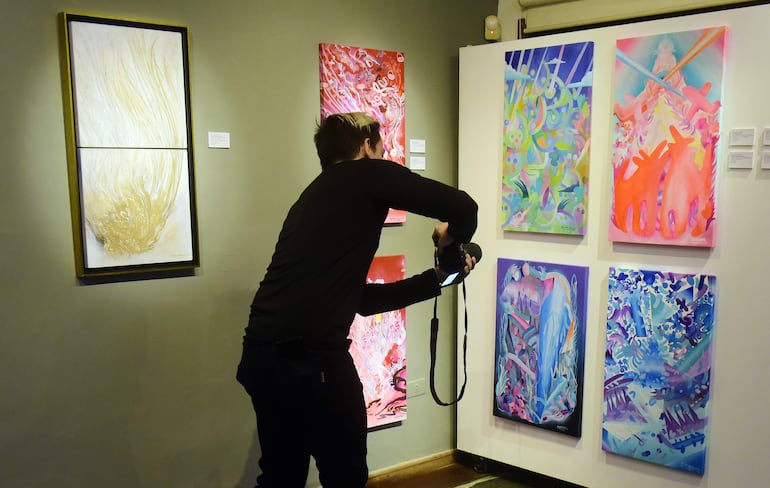 Colores en cada obra.