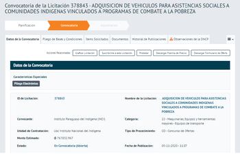 El Indi pretende comprar camionetas de lujo para combatir la pobreza.