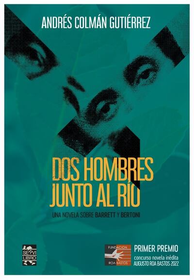 Dos hombres junto al río.