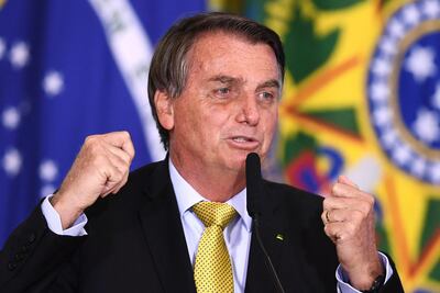 Jair Bolsonaro, presidente de Brasil.