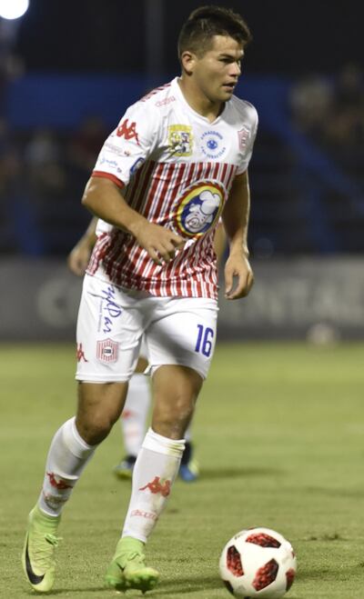 Feliciano Brizuela Báez (24 años), delantero de San Lorenzo, será titular hoy frente al El Kelito.
