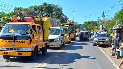 Compañeros y amigos despidieron a su capitán mayor, Pablo Virgilio Fariña.