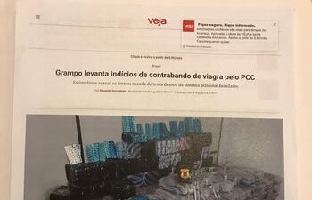 Publicaciones de la prensa brasileña relacionadas a fármacos ingresados de contrabando al Brasil.
