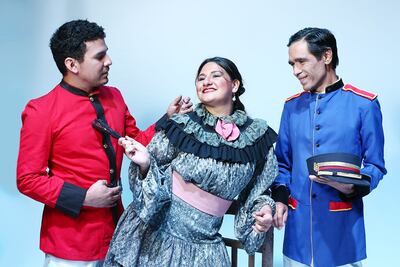 Ariell López, Alma Quiñónez y Derlis Esquivel forman parte del elenco de “La noche antes”, en Arlequín.