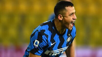 Alexis Sánchez le dio la victoria al Inter de Milán