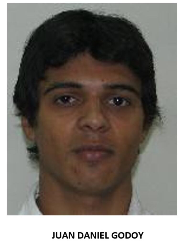 El agente de la Senad detenido, Juan Daniel Godoy.