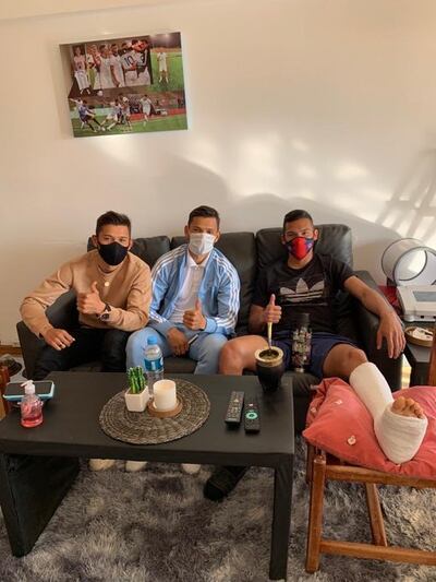 Los Romero visitando a Herrera.