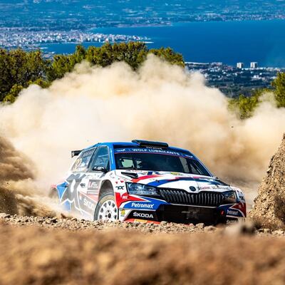 Buen desempeño de Fabrizio Zaldívar y Carlos Del Barrio ayer en la etapa maratón de Grecia.