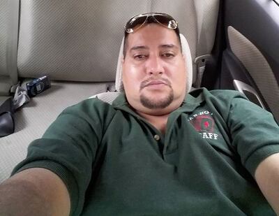 Suboficial inspector Gustavo Flores, acusado.