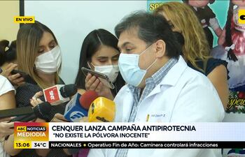 Cenquer lanza campaña anti pirotecnia