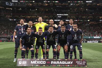 31-08-2022 FOTOS TWITTER @AlbirrojaMEXICO VS PARAGUAY
