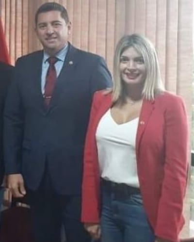 Mariela Zotelo, funcionaria intocable del Poder Judicial y operadora colorada con Pedro Alliana (Cartista), presidente de la ANR.