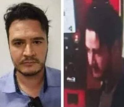 Leandro Alves da Costa, presunto feminicida de la adolescente paraguaya, detenido en Brasil.