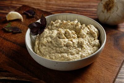 Crema de berenjenas.