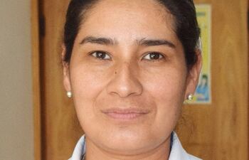 Doctora Pastora Duarte, directora del Centro de Salud de San Juan del Paraná.
