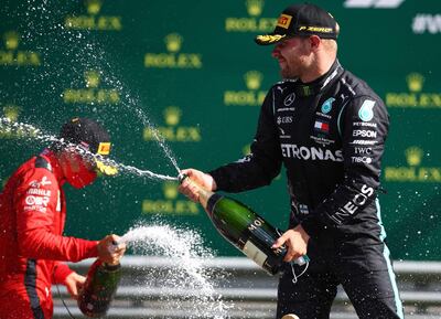 Valtteri Bottas (d) y Charles Leclerc abandonaron Austria tras el primer Gran Premio.
