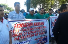 Asociaciones de conscriptos víctimas del golpe del 89.