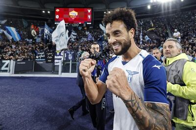 Felipe Anderson fue el héroe de Lazio en el derbi ante Roma.