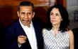 El expresidente de Perú, Ollanta Humala y su esposa, Nadine Heredia.