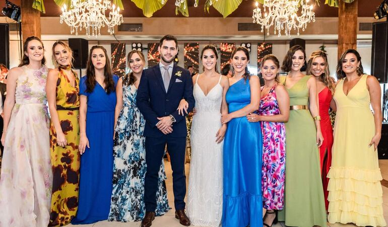 Blanca Ríos, Ximena Cantero, Anna Wickzen, Luciana Ballasch, Ali Rehnfeldt, Agustina Romero, Fabiola Callizo, Rocío Amarilla y Nicole Morales.