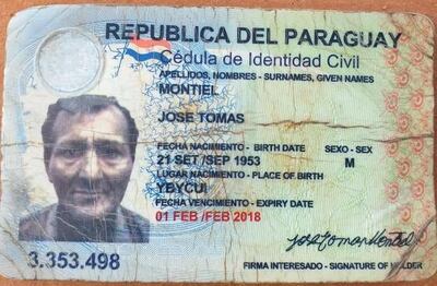 José Tomás Montiel no llega a su casa.