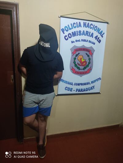 El sindicado quedó a disposición del Ministerio Público.