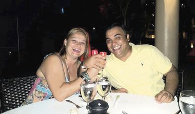 Javier Díaz Verón y María Selva Morínigo, antes del proceso por enriquecimiento ilícito y lavado.