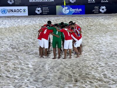 Paraguay perdió 6-4 ante Brasil en la final de la Neom Beach Soccer Cup.