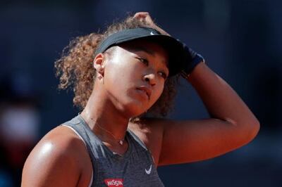 Naomi Osaka fue eliminada en Madrid