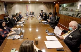Sesión plenaria de la Corte Suprema de Justicia 12 de abril de 2023.
