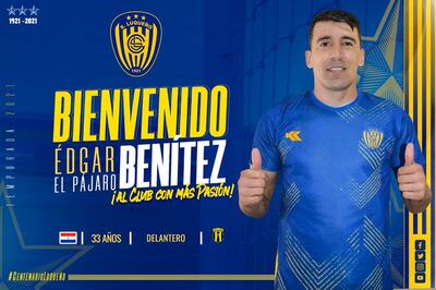 Edgar Benítez jugará en el Sportivo Luqueño