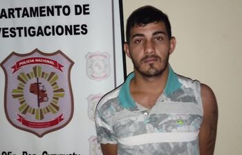 Aldo Velázquez Candia, presunto sicario detenido.